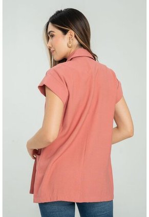 Chaleco Largo Missu Rojo Ragged Pf11150025