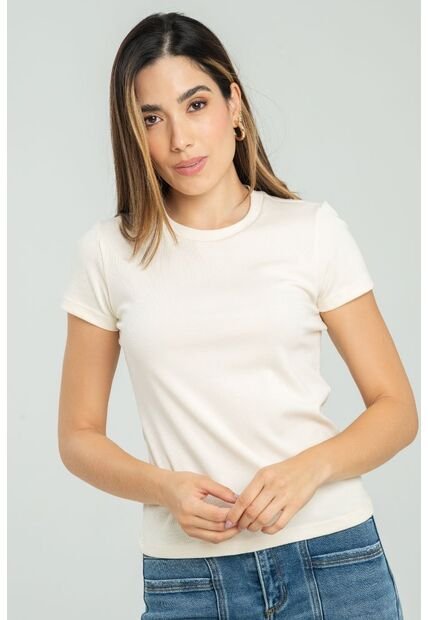 Camiseta Rib Blanco Ragged Pf11121165