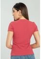 Camiseta Rib Rojo Ragged Pf11121165 de Ragged