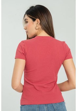Camiseta Rib Rojo Ragged Pf11121165