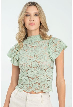Blusa Haley Verde Ragged Pf11112785