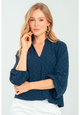 Blusa Oslo Azul Ragged Pf11113008 Ragged