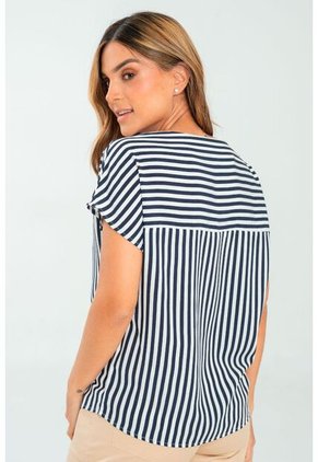 Blusa Praga Azul Ragged Pf11113002