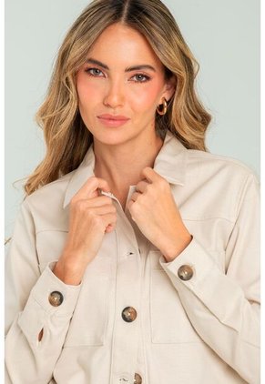 Chaqueta Angola Beige Ragged Pf11130273