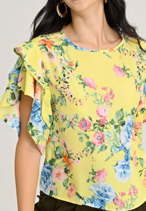 Blusa Anine Amarillo Ragged Pf12110743