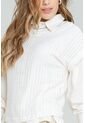 Blusa Tejida Inawly Blanco Ragged Pf11113031 de Ragged