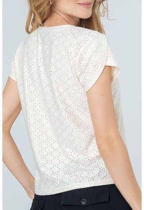 Camiseta Gold Blanco Ragged Pf11121171