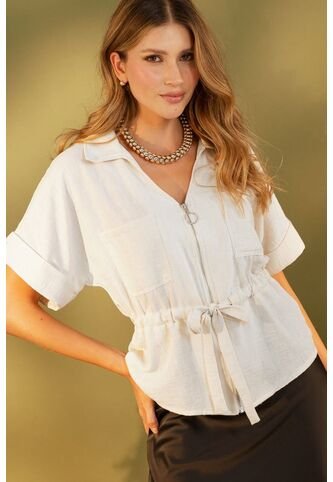 Camisa Safari Beige Ragged Pf11113026 Ragged