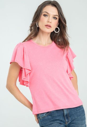 Camiseta Montal Rosa Ragged Pf21120042 Ragged