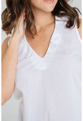 Blusa Jaz Blanco Ragged Pf11113029