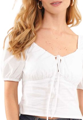 Blusa Ibiza Blanco Ragged Pf11112559