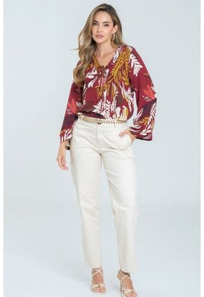 Blusa Mila Rojo Ragged Pf11113048