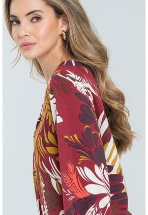 Blusa Mila Rojo Ragged Pf11113048