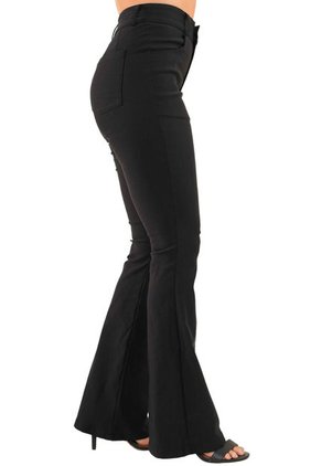 Pantalon Campana Royal Negro Ragged Pf12310369