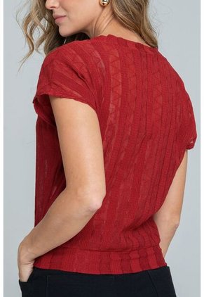 Blusa Hampton Rojo Ragged Pf11121173