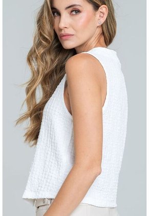 Chaleco Soul Blanco Ragged Pf11150053