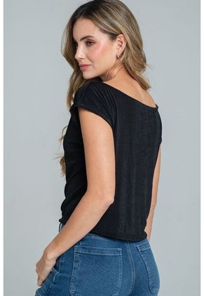 Blusa Azucena Negro Ragged Pf11113101