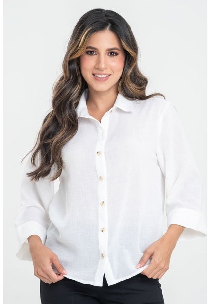 Camisa Arrecife Blanco Ragged Pf31113648