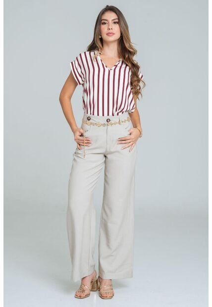 Pantalon Lakhe Gris Ragged Pf11310859