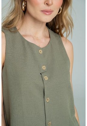 Blusa Maleno Verde Ragged Pf11113074