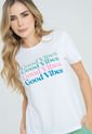 Camiseta Good Vibes Blanco Ragged Pf21120058 de Ragged