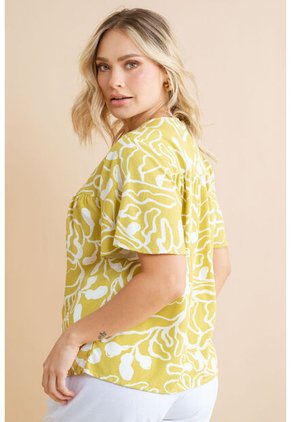 Blusa Abigail Verde Ragged Pf31113513