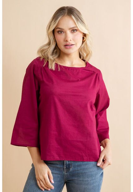 Blusa Blazhars Rojo Ragged Pf31113524