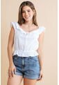 Blusa Marie Blanco Ragged Pf31113566 de Ragged
