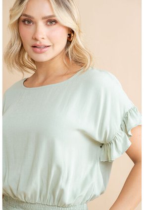 Blusa Nascar Verde Ragged Pf31113558