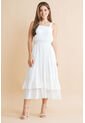 Vestido Midi Stasera Blanco Ragged Pf31511490 de Ragged