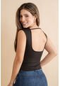 Top Amelie Negro Ragged Pf31122330 de Ragged