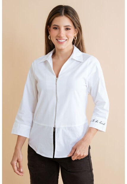 Camisa Choosing Blanco Ragged Pf31113510