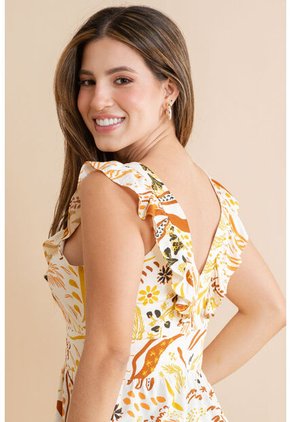 Blusa Olivia Blanco Ragged Pf31113547