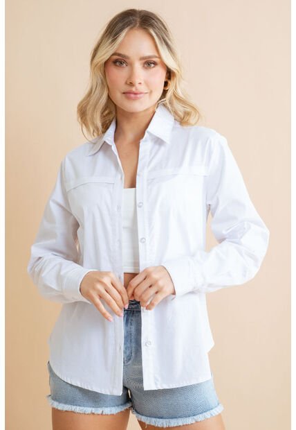 Camisa Byers Blanco Ragged Pf31113568