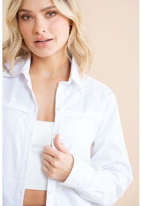 Camisa Byers Blanco Ragged Pf31113568