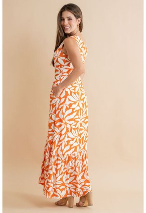 Vestido Adie Naranja Ragged Pf31511497