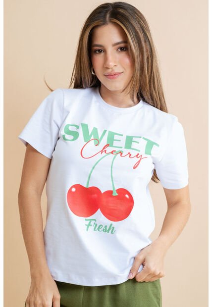 Camiseta Cherry Blanco Ragged Pf31122316