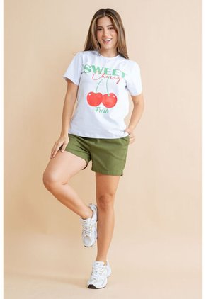 Camiseta Cherry Blanco Ragged Pf31122316