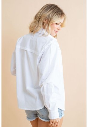 Camisa Byers Blanco Ragged Pf31113568