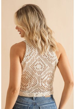 Blusa Emelie Dorado Ragged Pf31113563