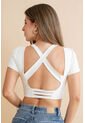 Crop Top Irhiza Blanco Ragged Pf31122321 de Ragged