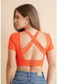 Crop Top Irhiza Naranja Ragged Pf31122321 de Ragged