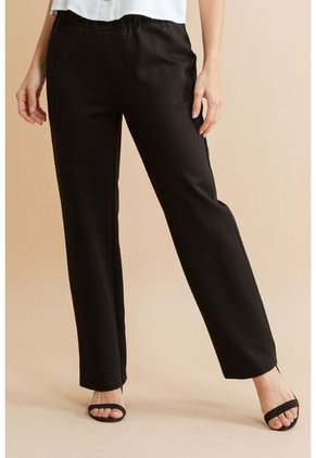 Pantalon Attico Negro Ragged Pf31310754