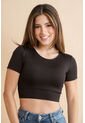 Crop Top Irhiza Negro Ragged Pf31122321 de Ragged