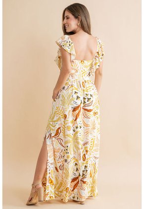 Vestido Amatista Blanco Ragged Pf31511515