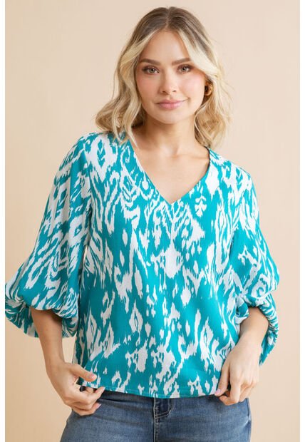 Blusa Suzie Verde Ragged Pf31113516