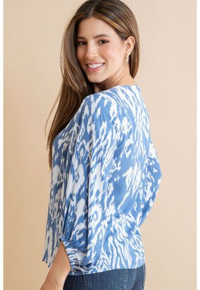 Blusa Suzie Azul Ragged Pf31113516