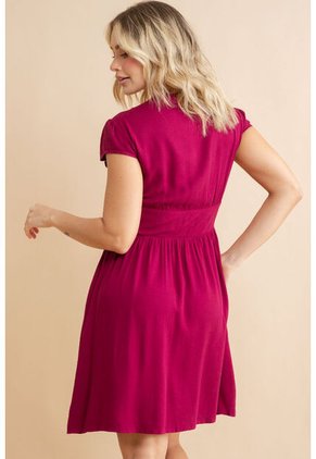 Vestido Lynne Rojo Ragged Pf31511487