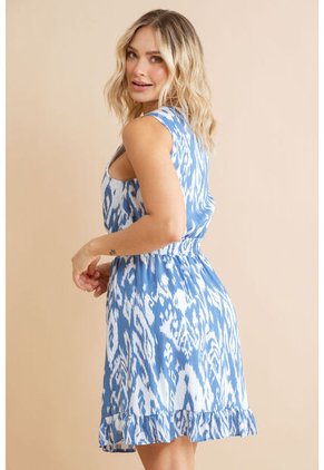 Vestido Julia Azul Ragged Pf31511494