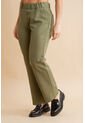Pantalon Attico Verde Ragged Pf31310754 de Ragged